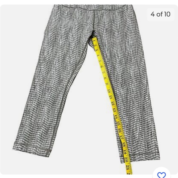 Lululemon Wunder Under Crop High Rise Leggings Womens Grey Full-On Luon 21" Sz 4 - Picture 10 of 12